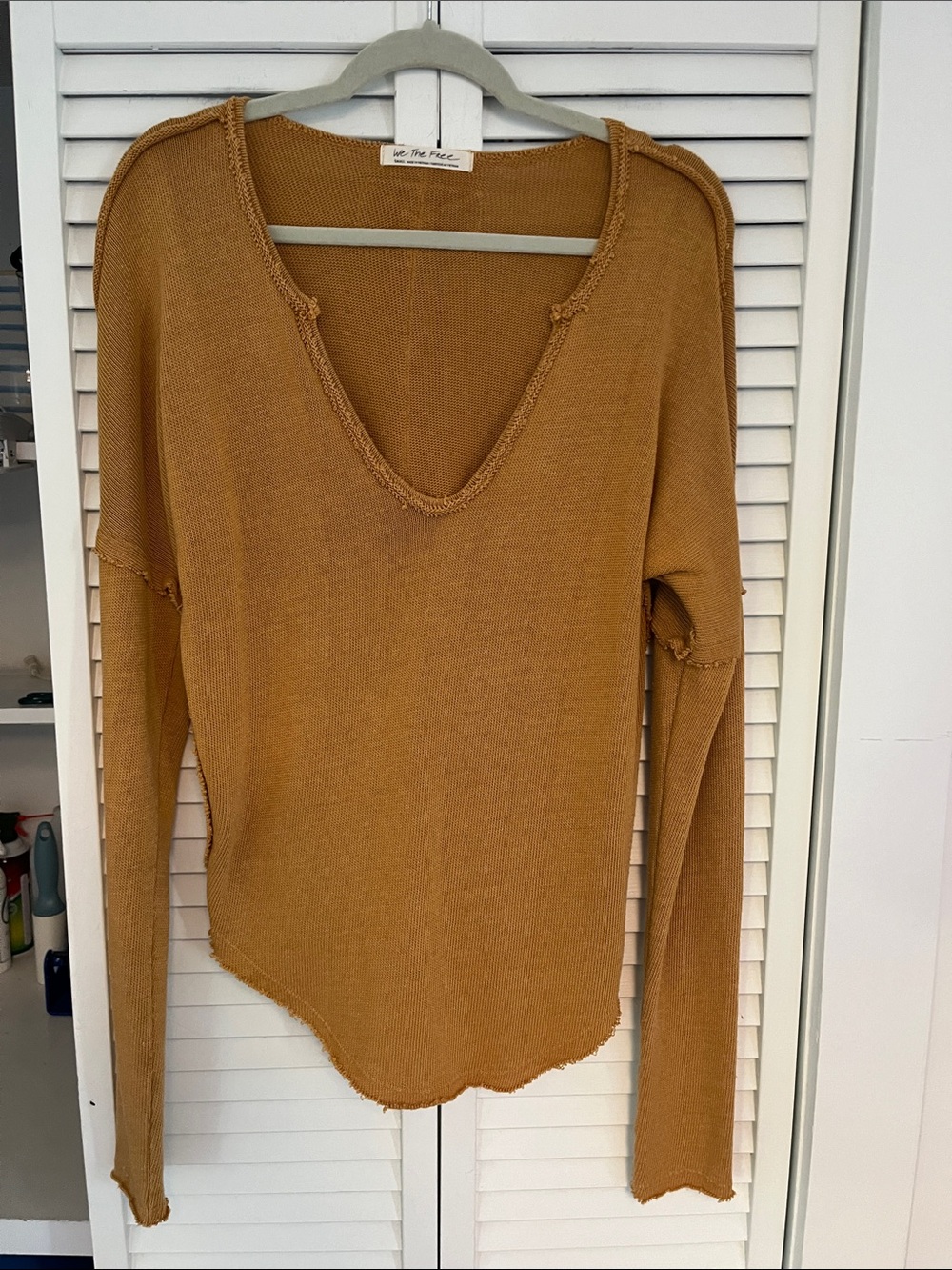 We the free come and get it thermal shirt S oversized
